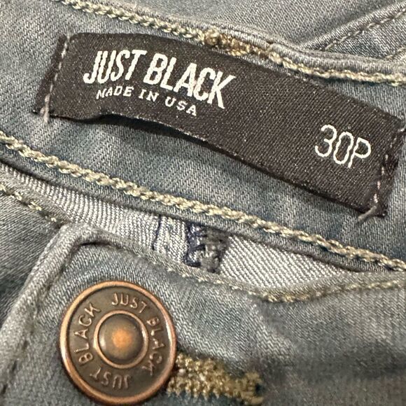 Just Black Blue/Gray Skinny Jeans - Picture 5 of 7